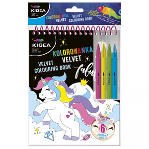 Velvet Colouring Book - Unicorn 3+