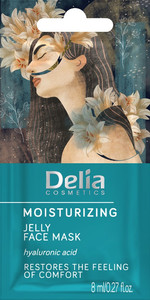 Delia Cosmetics Moisturizing Jelly Face Mask 97% Natural 8ml