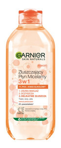 Garnier Skin Naturals Micellar Gentle Peeling Water, 1% PHA & Glycolic Acid, Cleanse, Exfoliate & Glow 400ml