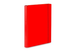 Document Folder with Elastic Band A4, 1pc, red