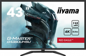 Iiyama 43" Monitor G4380UHSU-B1 4K, VA, 2xHDMI, DP, 0,4ms, 550cd/m2, USB3.0