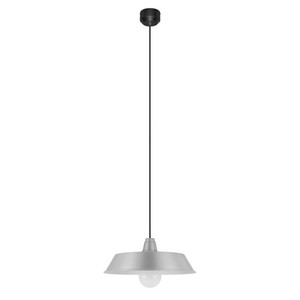 GoodHome Pendant Lamp Gammuse E27, galvanised