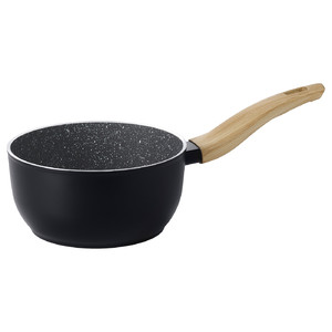 HUSKNUT Saucepan, non-stick coating, black, 1.8 l