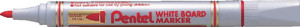 Pentel Everyday Drywipe Whiteboard Marker Bullet Point MW85, red