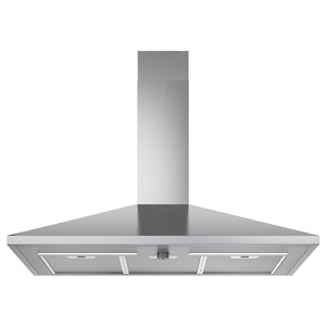 RYTMISK Wall mounted extractor hood, stainless steel, 90 cm