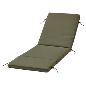 FRÖSÖN/DUVHOLMEN Sun lounger cushion, green, 190x60 cm