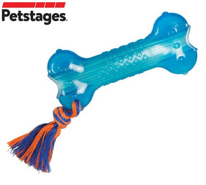 Petstages Orka Bone with Rope Dog Toy