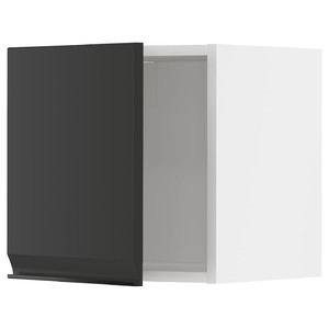 METOD Wall cabinet, white/Upplöv matt anthracite, 40x40 cm