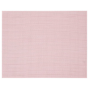 FLYGFISK Place mat, light pink, 38x30 cm