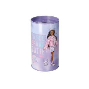 Metal Money Box Piggy Bank Barbie