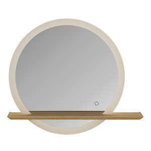 GoodHome LED Mirror with Shelf & Lighting Avela 75 cm