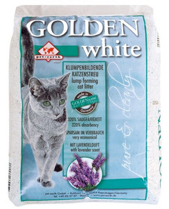 Golden Grey White Cat Litter Lavender 7kg