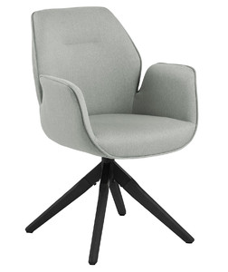 Swivel Chair Aura, auto return, light grey