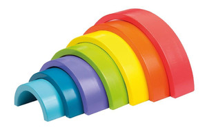 Joueco Wooden Rainbow 7pcs 12m+