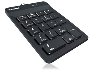 Keysonic Wired Numeric Keyboard ACK-118BK2 dust-and waterproof IP6