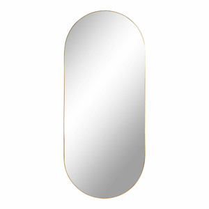 Mirror Jersey, oval, gold