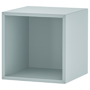 EKET Wall-mounted shelving unit, light grey-blue, 35x35x35 cm