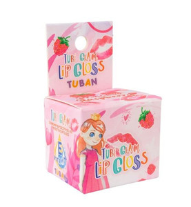 Tubi Glam Lip Gloss for Children Raspberry 3+