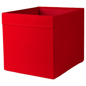 DRÖNA Box, red, 33x38x33 cm
