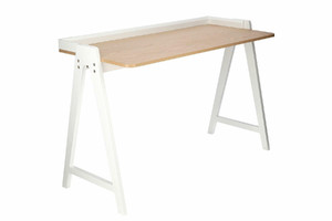 Desk Malmo, natural, white