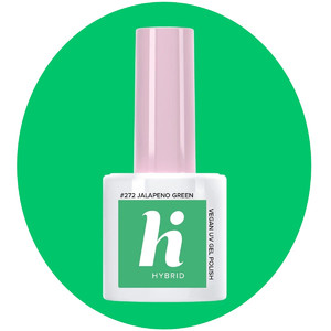 Hi Hybrid Hybrid UV Gel Polish Fiesta #272 Jalapeno Green 5ml