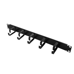 LogiLink 19" Cable Management Bar, 1U with 5 fixed bracket