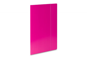 Document Folder with Elastic Band A4 Eco, 1pc, pink