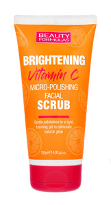 Beauty Formulas Brightening Vitamin C Micro-Polishing Facial Scrub Vegan 150ml