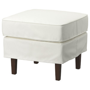 ROCKSJÖN Footstool, Blekinge white