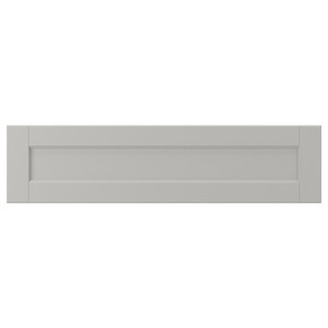 LERHYTTAN Drawer front, light grey, 80x20 cm