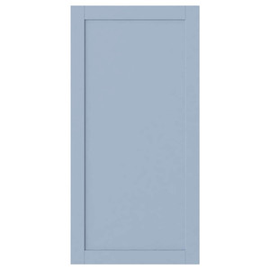 SANNIDAL Door with hinges, blue, 60x120 cm