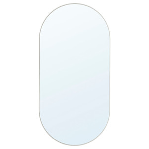 LINDBYN Mirror, white, 60x120 cm