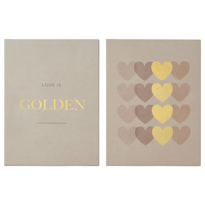 PJÄTTERYD Picture, golden love, 30x40 cm