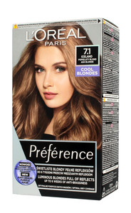 L'Oréal Hair Dye Recital Préférence L 7.1 Ash Blonde