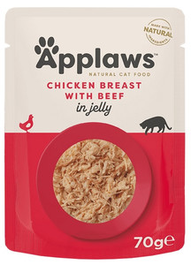 Applaws Natural Cat Food Chicken with Beef in Jelly 70g