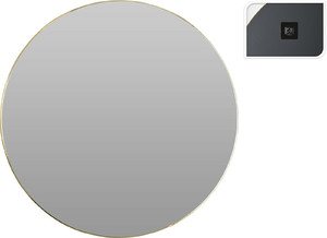 Mirror Zarina 75 cm, black