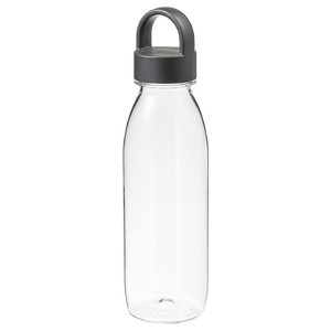 IKEA 365+ Water bottle, dark grey, 0.5 l