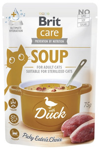 Brit Care Cat Soup Duck Cat Wet Food 75g