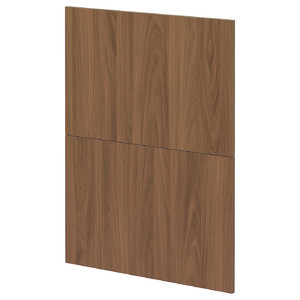 METOD 2 fronts for dishwasher, Tistorp brown walnut effect, 60 cm