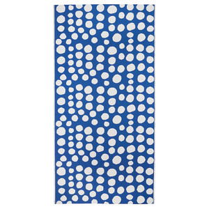 RAKLOSTA Pre-cut fabric, blue/white, 150x300 cm