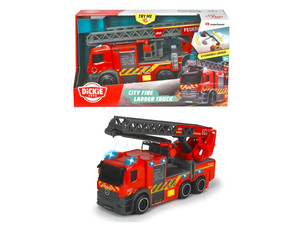 Dickie City Fire Ladder Truck SOS Rosenbauer 23 cm 3+