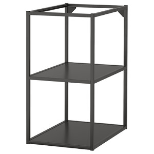 ENHET Base fr w shelves, anthracite, 40x60x75 cm