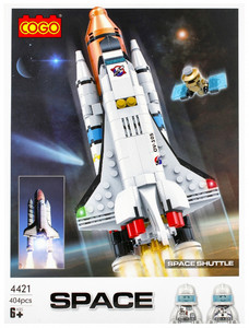 Building Blocks Space Shuttle 404pcs 6+