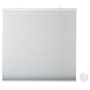 TREDANSEN Block-out cellular blind w hub kit, white, 120x195 cm