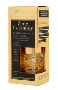 Bielenda Golden Ceramides Deeply Revitalizing Anti-Wrinkle Ampoule Serum Day/Night 15ml