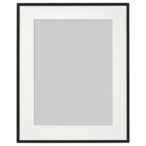 LOMVIKEN Frame, black, 40x50 cm