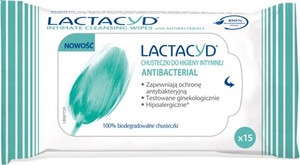 Lactacyd Antibacterial Intimate Hygiene Wipes 15pcs