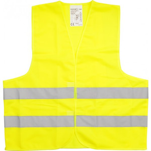 High Visibility Vest VEST-G Size L, yellow