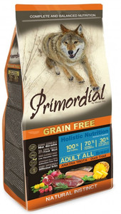 Primordial Dog Dry Food Grain Free Adult Trout & Duck 12kg