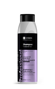 HISKIN Professional Shampoo For Blonde Hair - Brightening + Regeneration 400 ml